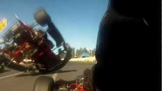 kz2 standing start karting 125cc how not to start [upl. by Ysdnil]