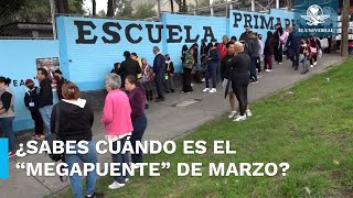 ¿Cuándo es el “megapuente” escolar antes de Semana Santa [upl. by Sinnel]