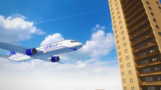 Realistic Plane Crashes vs Buildings 4  Teardown [upl. by Sinai]