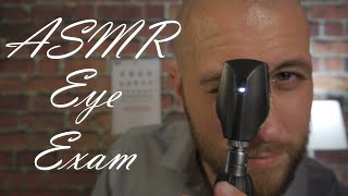 ASMR Eye Exam Doctor Roleplay  Gloves  Personal attention  Light Triggers  Face Touching [upl. by Parhe]