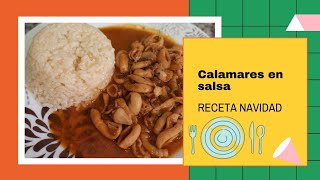 CALAMARES EN SALSA OLLA GM H Receta Navideña [upl. by Mariam]