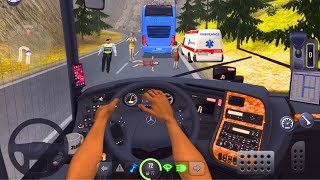 Bus Accident🚘⚡️🚌Ultra Graphics Bus Simulator Ultimate Multiplayer [upl. by Ardnasxela74]