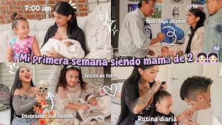 ⏰👩🏻‍🍼UNA SEMANA SIENDO MAMÁ DE 2  Sofi Muñoz [upl. by Rola574]