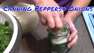 How to can bell peppers and Vidalia onions [upl. by Annahsad7]