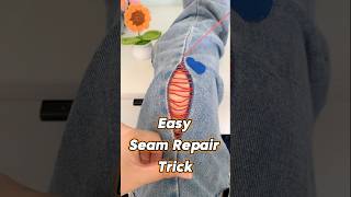 Easy Seam Repair Trick sewingtips sewingbasics [upl. by Ettelrahc109]