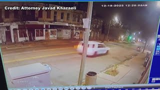 Attorney for bar owner releases video of police car crashing into BarPM in south St Louis [upl. by Hedve64]