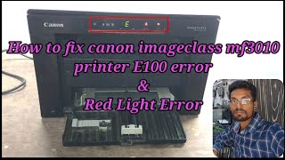 How to rix hp laserjet mf3010 printer E100 errorhow to repair hp mf3010 printer e100 error100 fix [upl. by Kcirdla462]