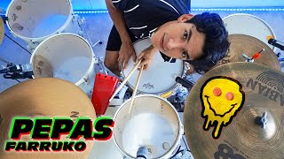 PEPAS  Farruko  Drum Cover Bateria [upl. by Alamak]