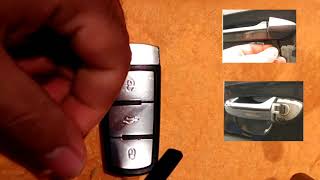 تغير بطارية مفتاح السيارةووظائفهvolkswagen passat b6 b7 cc changing key fob remote battery [upl. by Marquis]