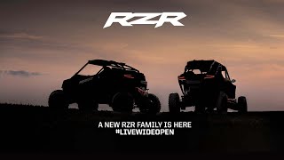 2022 RZR Wide Open Lineup Reveal  Polaris RZR [upl. by Veejar401]