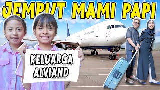 ALUNA AMANDA JEMPUT PAPI MAMI DI BANDARA HAMPIR NYASAR [upl. by Rhoades]