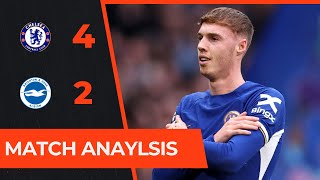 CHELSEAS FOUND THEIR STYLE Chelsea 42 Brighton Match Analysis HD [upl. by Weitzman]