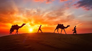 Arabian Music 4K  Meditation in Desert Part 5 Arabian Female Vocal amp Arabian Nights [upl. by Etteiluj889]