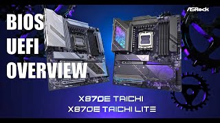 X870E Taichi UEFI Bios Overview [upl. by Marden]