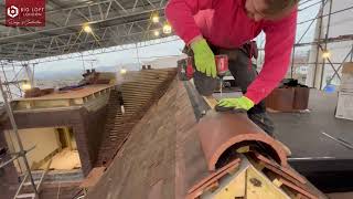 LOFT CONVERSION UK 7 METER RIDGE BEAM INSTALLATION [upl. by Eivets]