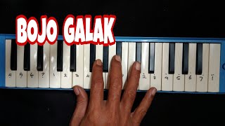 BOJO GALAK  PIANIKA belajar pianika [upl. by Lundberg]