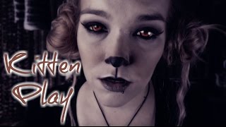 ☆★ASMR★☆ Kitten Play meowing purring sniffling nuzzles amp scratchies [upl. by Morganica]