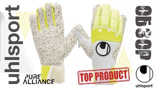 Обзор  UHLSPORT PURE ALLIANCE SUPERGRIPHN  вратарские перчатки [upl. by Annol]