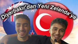 DİYARBAKIR’dan YENİ ZELANDA’ya gidiyoruz🇳🇿 [upl. by Hebel]