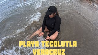 PLAYA TECOLUTLA VERACRUZRECORRIDO COMPLETO 4K [upl. by Yalcrab]