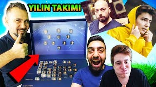 YOUTUBERLER FIFA 19 YILIN TAKIMINI SEÇİYOR  FIFA 19 TOTY [upl. by Dorin432]