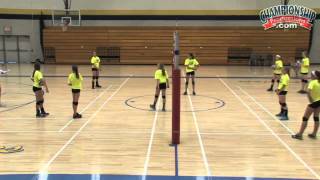 Open Practice Middle School Volleyball Practice [upl. by Oakleil]