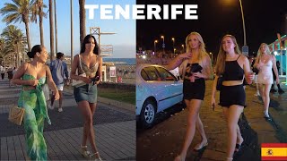 TENERIFE SPAIN HOT SUMMERS NIGHTLIFE WALK 2023 [upl. by Eelhsa]