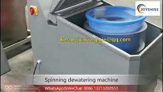 leafy vegetable dewatering machine spinning drying machine [upl. by Alliuqal]