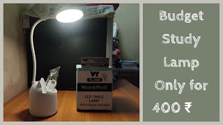 Budget Study Lamp Unboxing and review  Weird Wolf 3 unboxing [upl. by Fariss]