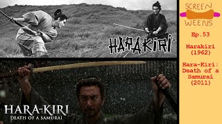 Screen Weens  53  Harakiri 1962  Harakiri Death of a Samurai 2011 [upl. by Aitak313]