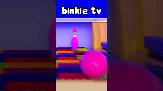 Learn Colors with Bowling Ball Binkie TV [upl. by Stern]