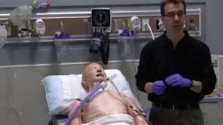 TRACHEOSTOMY TUBE PLUGGING AND SPEAKING VALVE DEMO [upl. by Llenoj]