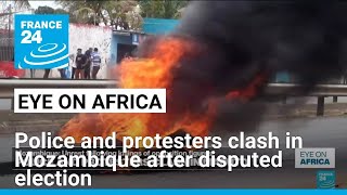 Mozambique Police and protesters clash in Maputo after disputed election • FRANCE 24 English [upl. by Rox]