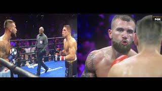 FULL FIGHT CALEB PLANT VICIOUSLY DESTROYS VINCENT FEIGENBUTZ  CALEB PLANT WINS BY STOPPAGE  PBC [upl. by Kcirdnekel]