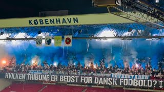 Pyro Show FC Kobenhavn Fans at Parken  København  FC København vs Aab 20 [upl. by Estevan]