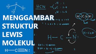 Cara Menggambar Struktur Lewis Molekul dan Senyawa [upl. by Ytissahc]