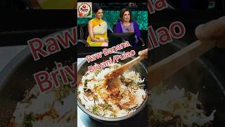 Amitabh Bachans favourite Veg Biryani  Raw Banana Briyani shorts amitabhbachchan [upl. by Gnah545]