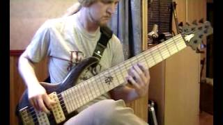 Bach on 7string bass guitar [upl. by Ardnasela956]