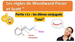 spectroscopie uvvisible 8  les règles de WoodwardFieser et Scott  cas des diènes conjugués [upl. by Assilac]