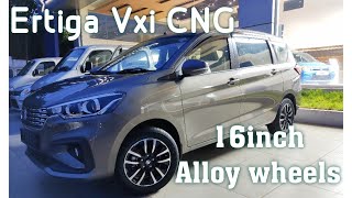 16inch Alloy wheels change for Ertiga Vxi CNG  Abharan Motors Pvt Ltd  Raghuveer Pai [upl. by Placida]