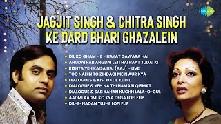 Chitra Singh and Jagjit Singh ke Dard Bhari Ghazalein  Dard E Ghazal  Sad Ghazal  Old Ghazal Song [upl. by Hughes]