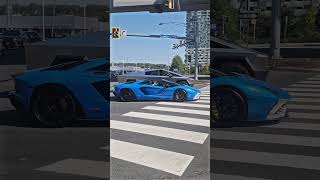 Lamborghini vs Cybertruck🔥 car lamborghini shortsvideo shortvideo shorts tesla cybertruck [upl. by Adnih]