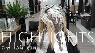 HOW TO highlights and hair color [upl. by Ninette937]