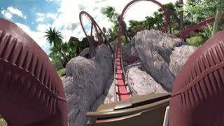 360º video Roller Coaster Virtual Reality [upl. by Ynaffyt]