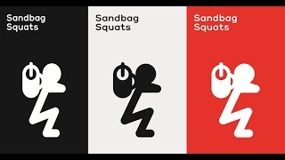 Sandbag squats [upl. by Gonzalez]