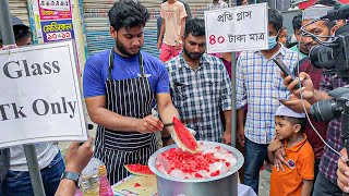 Delhis Famous Mohabbat ka Sharbat Recipe in Dhaka  Bangladeshi Street Food [upl. by Nail52]