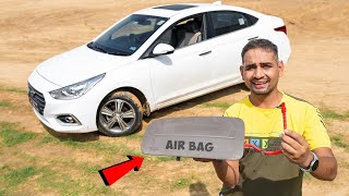 Testing Car Air Bag  कार के Air Bag उड़ा दिये 😬 [upl. by Ayahsey]