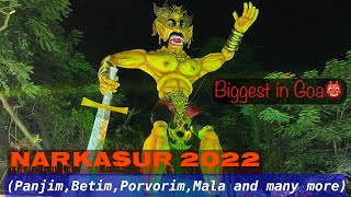 NARKASUR IN GOA 2022 with locations  BetimPorvorimMalaPanjim etc [upl. by Annauqaj]