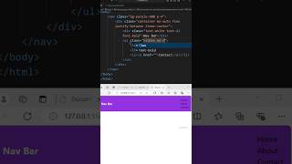 Responsive Navbar  Tailwind CSSTailwindResponsiveNavbarWebDevelopmentCSSFrontendYouTubeShorts [upl. by Nortad483]