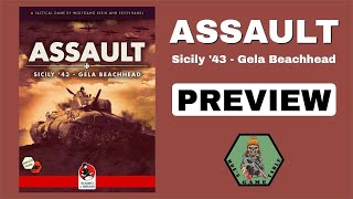 Assault Sicily 43  Gela Beachhead from Sound of Drums Preview [upl. by Ahsatsan]